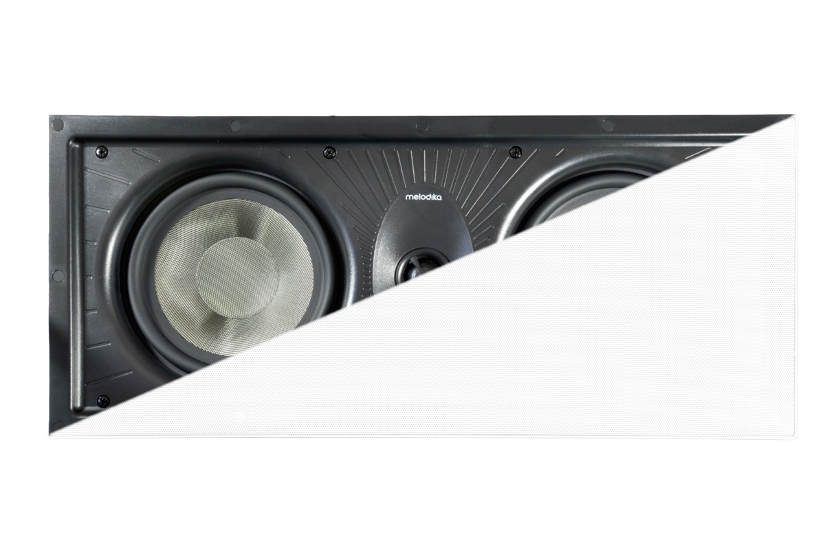 Melodika Back in Black In-Wall/In-Ceiling Speakers: altavoces empotrables de gran rendimiento