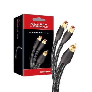 AUDIOQUEST FLX-X RCA SPLITTER (MALE TO 2 FEMALE)