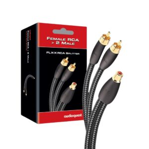 AUDIOQUEST FLX-X RCA SPLITTER (FEMALE TO 2 MALE)