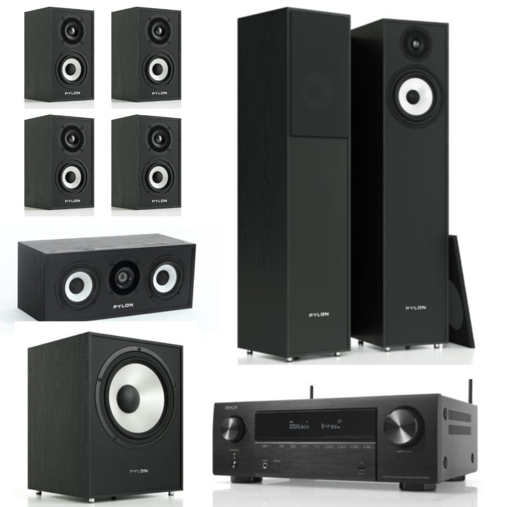 DENON AVR-X1700H + PACK PYLON PEARL 20 7.1