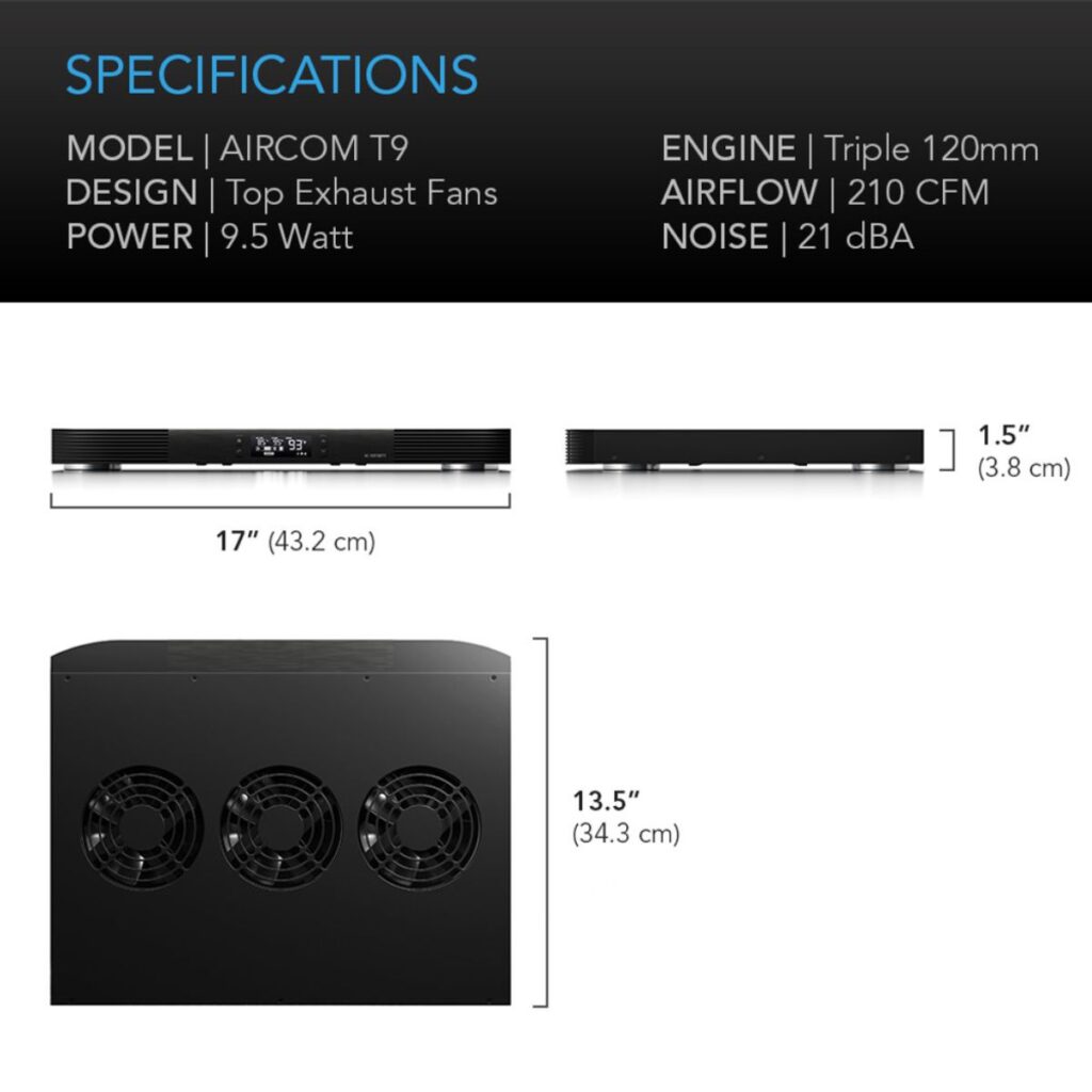 AC INFINITY AIRCOM T9 - Imagen 3