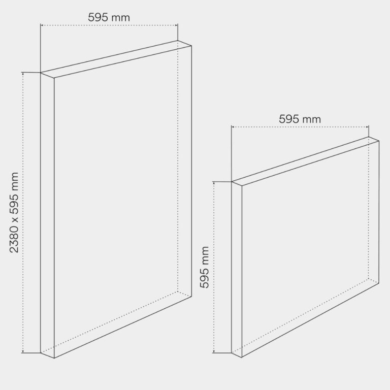 ELIACOUSTIC REGULAR ECO PANEL MADERA FOG 2380MM