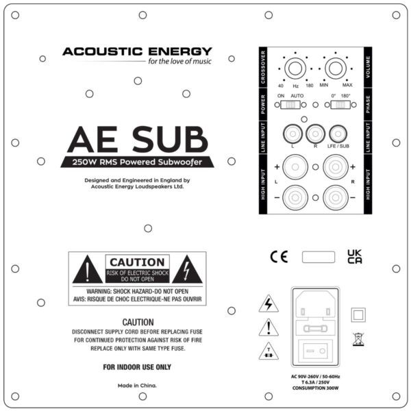 ACOUSTIC ENERGY AE SUB - Imagen 3
