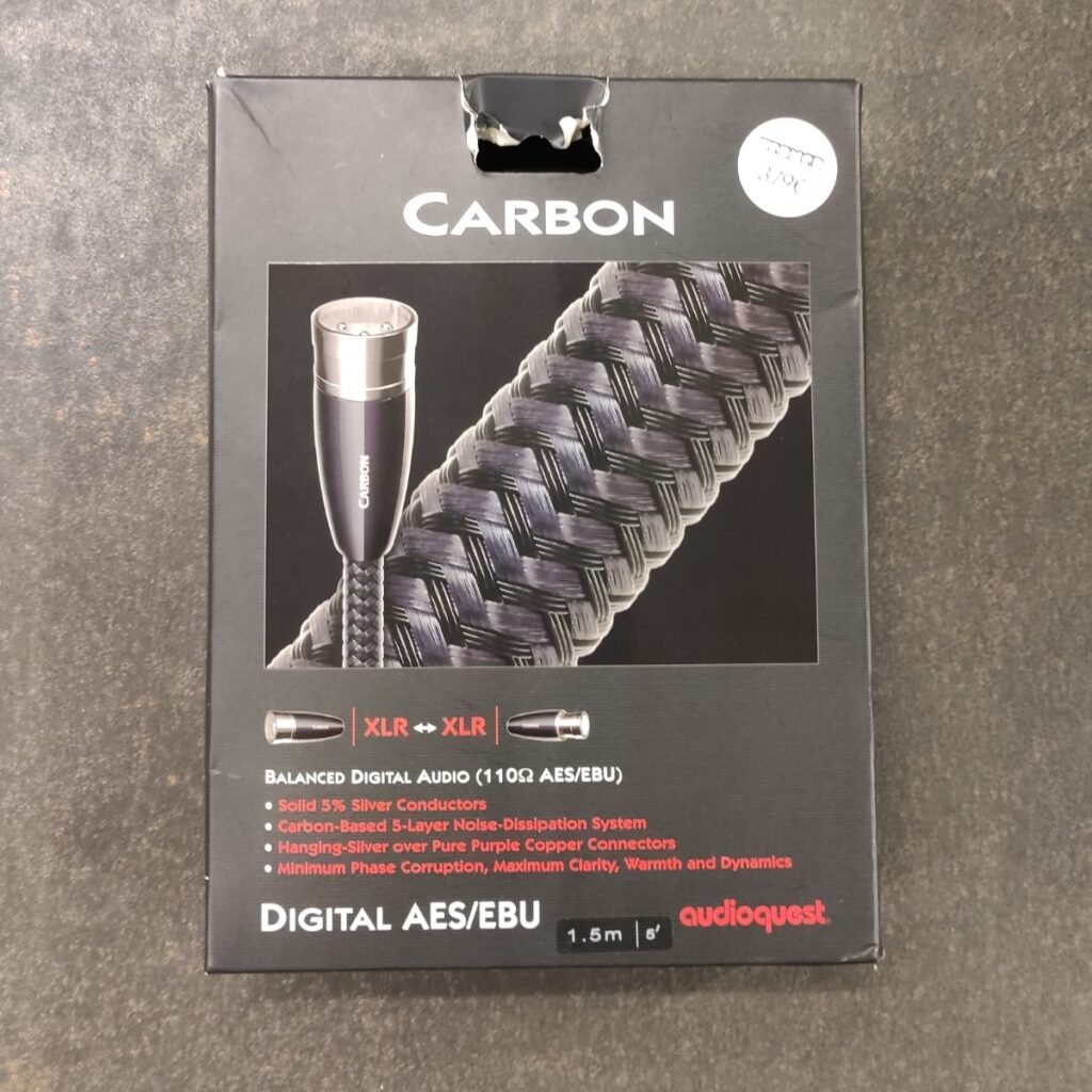 AUDIOQUEST CARBON DIGITAL AES/EBU 1.5M OUTLET - Imagen 2