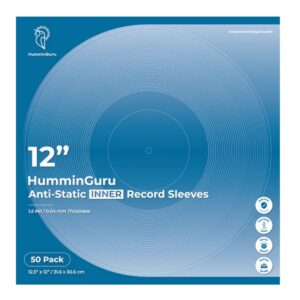 HUMMINGURU 12″ INNER ANTI-STATIC RECORD SLEEVES