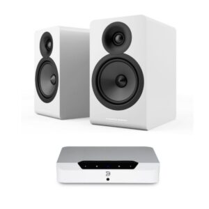 BLUESOUND POWERNODE EDGE + ACOUSTIC ENERGY AE100
