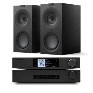 CAMBRIDGE AUDIO CXA81 MKII + CXN100 SE BLACK EDITION+ KEF Q CONCERTO