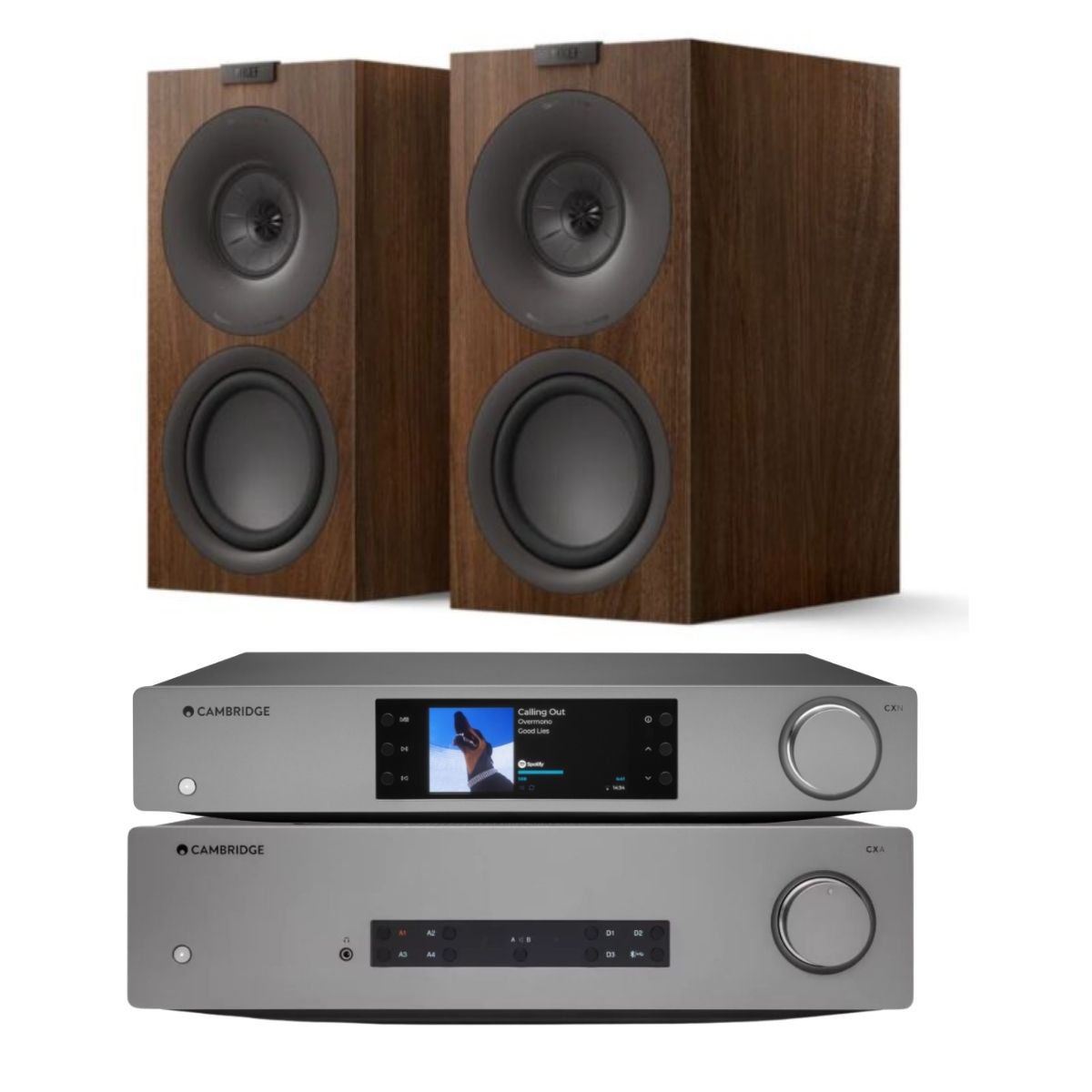 CAMBRIDGE AUDIO CXA81 MKII + CXN100 SE + KEF Q CONCERTO