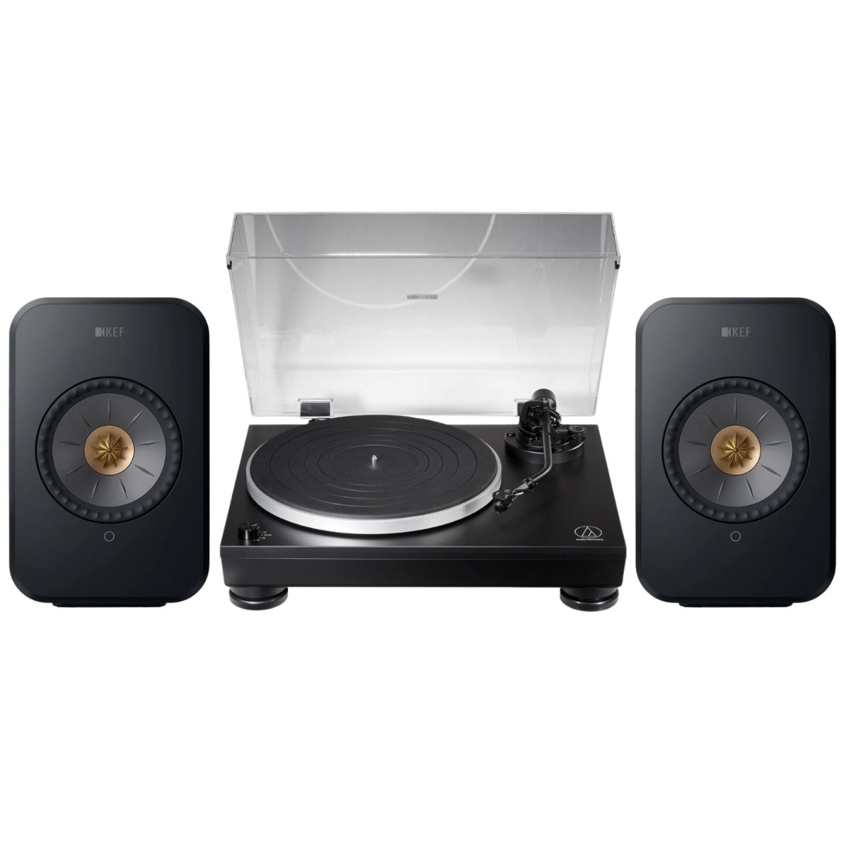 KEF LSX II + AUDIO-TECHNICA AT-LP5X