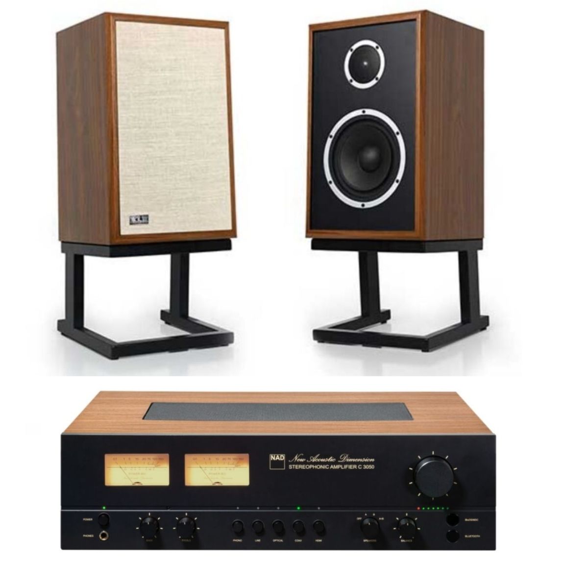 NAD C 3050 + KLH MODEL THREE