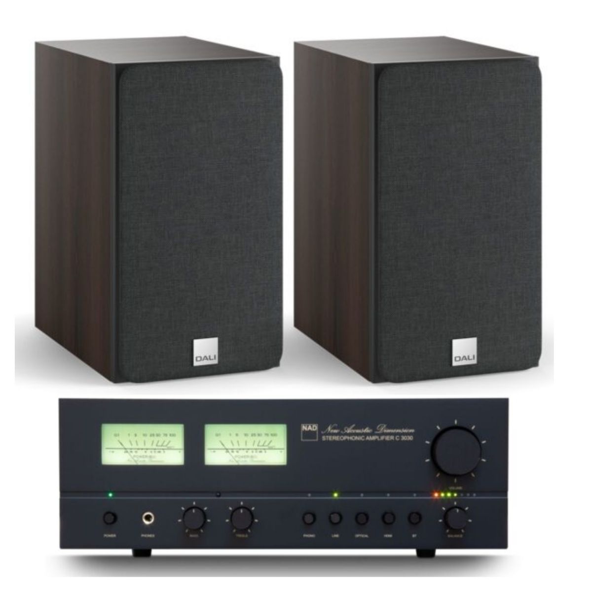 NAD C3030 + DALI OBERON 3