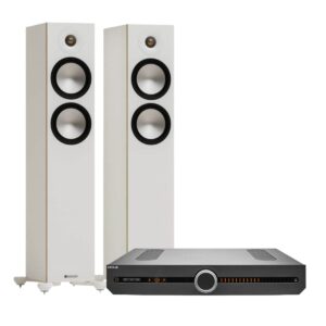 ROKSAN ATTESSA STREAMING AMPLIFIER + MONITOR AUDIO BRONZE 300 7G
