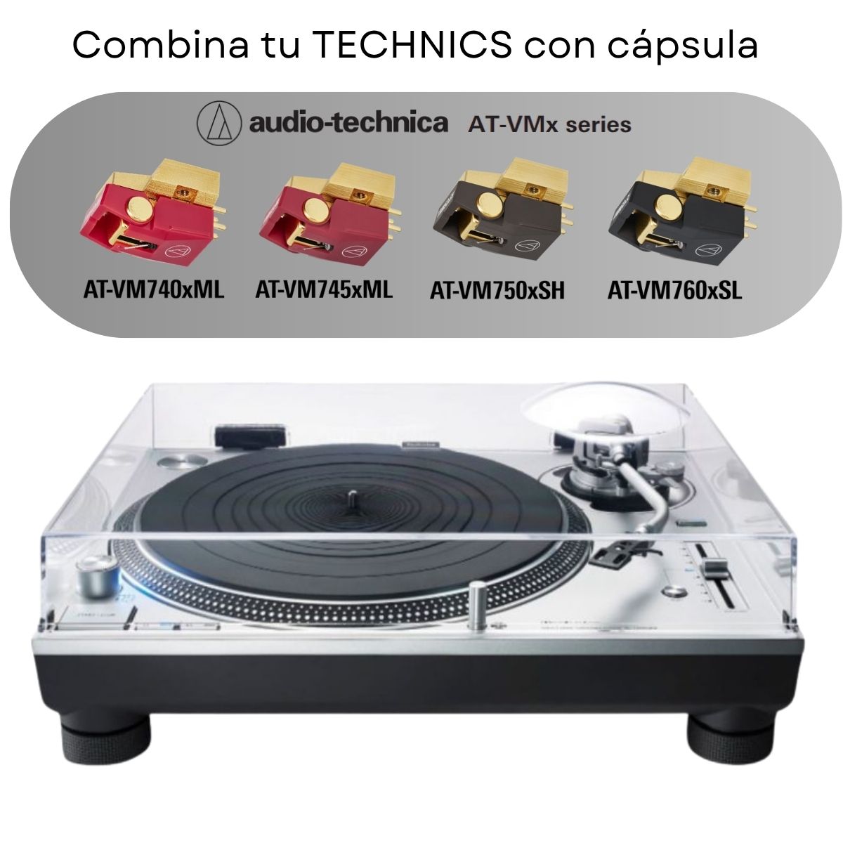 TECHNICS SL-1200GR2 + AT-VMx SERIES