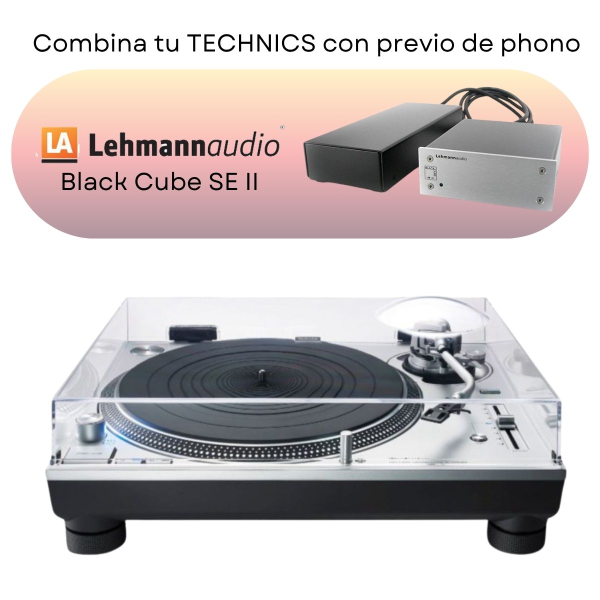 TECHNICS SL-1200GR2 + LEHMANN AUDIO BLACK CUBE SE II