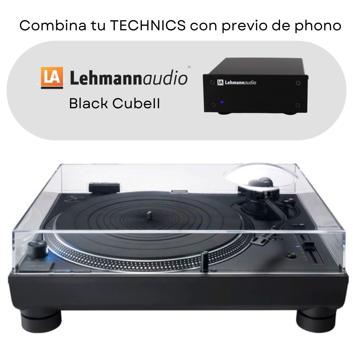 TECHNICS SL-1210 GR2 + LEHMANN BLACK CUBE II