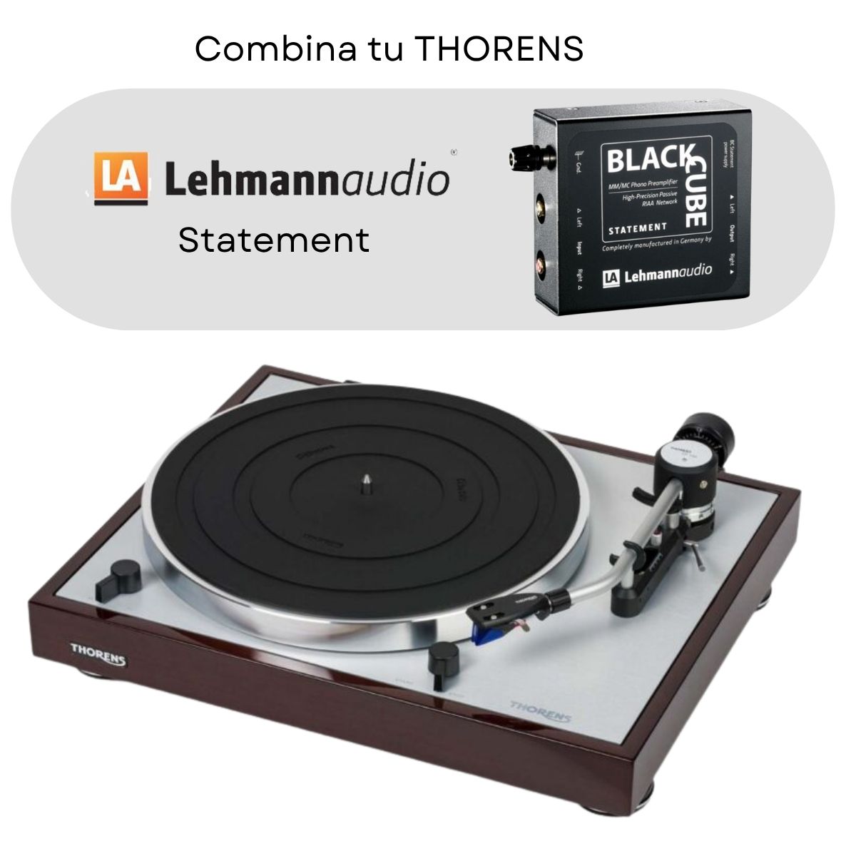THORENS TD 403 DD + LEHMANN BLACK CUBE STATEMENT