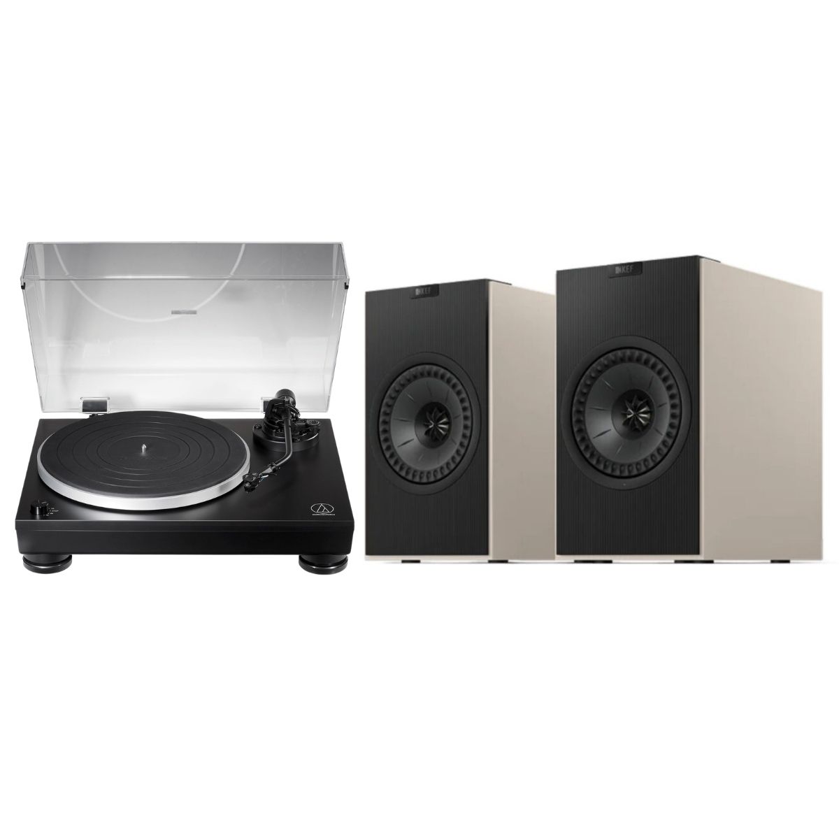 KEF CODA W + AUDIO-TECHNICA AT-LP5X