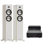 REGA BRIO MK7 + MONITOR AUDIO BRONZE 300 7G +BLUESOUND NODE NANO