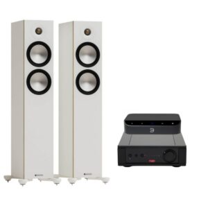 REGA BRIO MK7 + MONITOR AUDIO BRONZE 300 7G +BLUESOUND NODE NANO